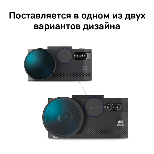 Видеорегистратор с сигнатурным радар-детектором iBOX EVO 4K LaserVision WiFi Signature Dual